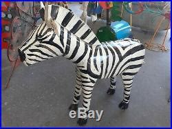 African zebra sculptures perfect as a lawn ornament. Metal Zebra Garden Statues Decor Lawn Yard Garden ...