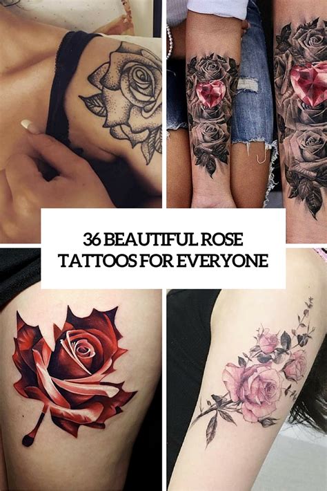 Maybe you would like to learn more about one of these? 36 Beautiful Rose Tattoo Ideas For Everyone - Styleoholic