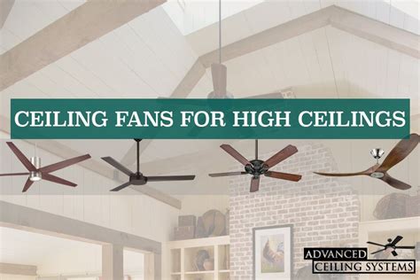 {fan body and blade finish=flat white | size=52 inch:uu555466_alt02, fan body and blade finish=brushed aluminum with silver. 5 Best Ceiling Fans for High Ceilings You Can Buy Today ...