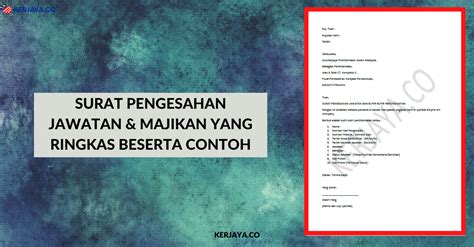 Please fill this form, we will try to respond as soon as possible. Surat Pengesahan Jawatan & Majikan Yang Ringkas Beserta ...