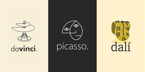 Designevo's artist logo maker helps you create awesome artist logos easily and quickly with the rich artist logo templates within designevo inspire creativity. 如果藝術家有Logo？ 8位偉大藝術家的個人品牌Logo - DFUN