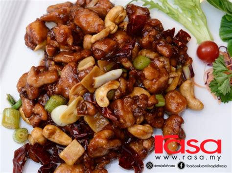 Kumpulan aneka resep kue dan masakan enak lainnya cocok untuk bisnis, hari raya dan lain sebagainya. Ayam Goreng Cili Kering Bersama Kacang Gajus - Rasa