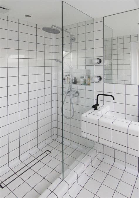 Creëer zelf een kalme, ontspannende en praktische kleine badkamer. Badkamer moderne tegels | DTILE