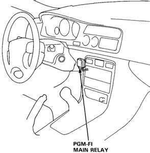 Which fuse is for the radio and auto theft light. 1996 Honda Accord Fuel Pump Wiring Diagram