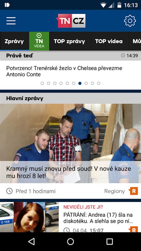 Přečtěte si o tématu tn. TN.cz - Android Apps on Google Play