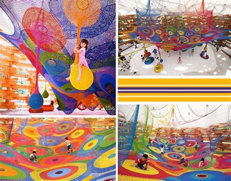 Los mejores juegos infantiles a tu alcance. Toshiko Horiuchi es una artista japonesa que ha creado el primer parque infantil con ganchillo ...