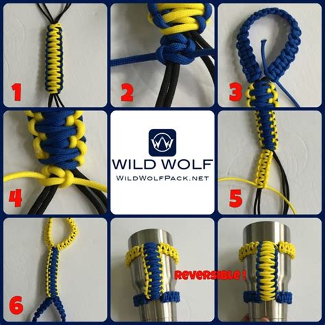 Assuming you're using two colors in this project, use a square knot to tie or melt them together. Reversible Paracord Yeti or RTIC Handle - Cobra Weave ...