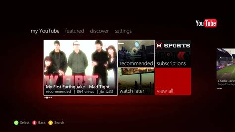 New! YouTube App on Xbox LIVE - YouTube