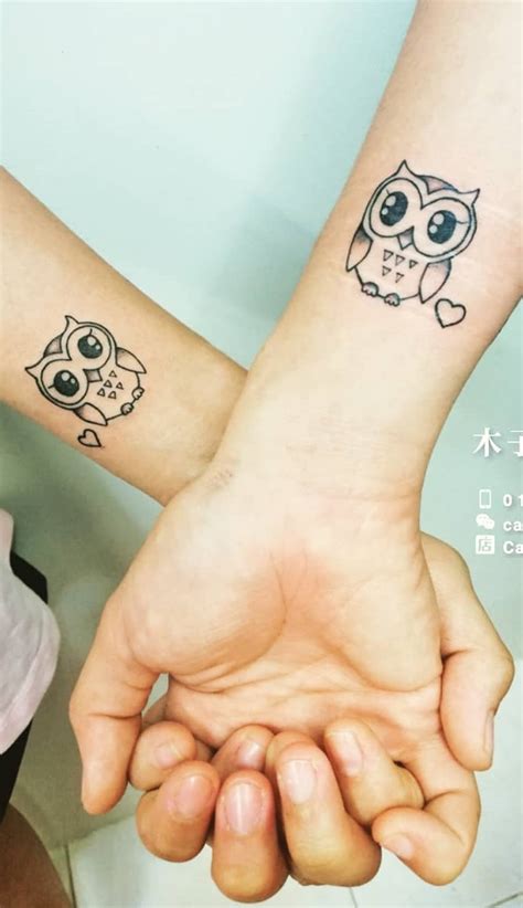 Matching black and white skull tattoos. 55 Matching Couple Tattoos For Lovers