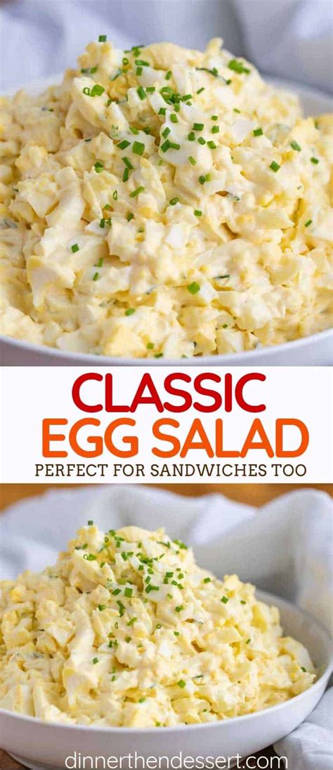 Use up extra eggs in delicious ways. THE BEST Classic Egg Salad (For Sandwiches Too) - Dinner, then Dessert