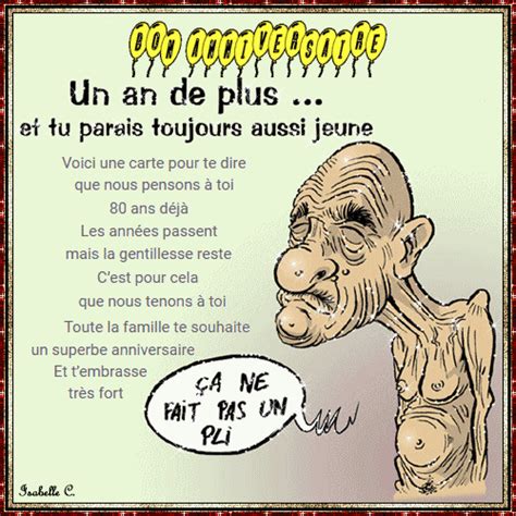 Leur année de naissance est 1939 ou il y a 52 personnalités de toutes nationalités dont l'âge est actuellement de 80 ans. Carte anniversaire humour 80 ans - Elevagequalitetouraine