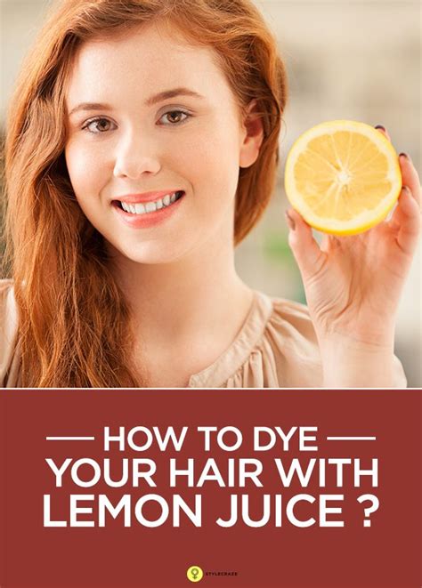 Mix together and pour into your empty spray bottle. How To Lighten Your Hair Color With Lemon Juice in 2020 ...