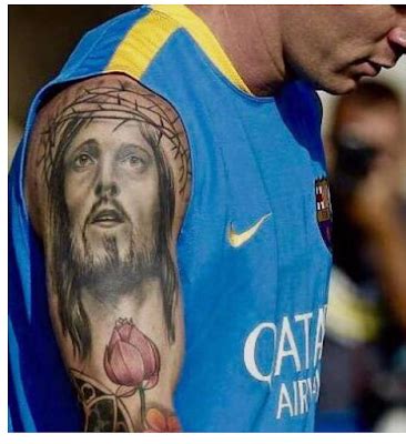 He has 18 tattoos on his body, although some of them may not look that distinctive, however, each of them has a distinctive meaning we are. Lionel Messi Tattoos | Messi tattoo, Lionel messi, Leo messi