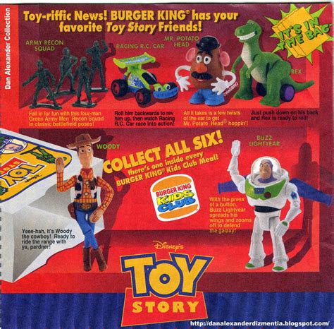 Together with beyblade mcdonalds happy meal toys all set of 6. Dan Alexander Dizmentia: Disney's Toy Story At Burger King