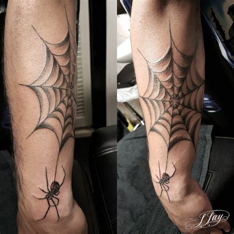 Check spelling or type a new query. My New spider and web tattoo. Made by J-Jay | Black widow spider tattoo, Web tattoo, Tattoos