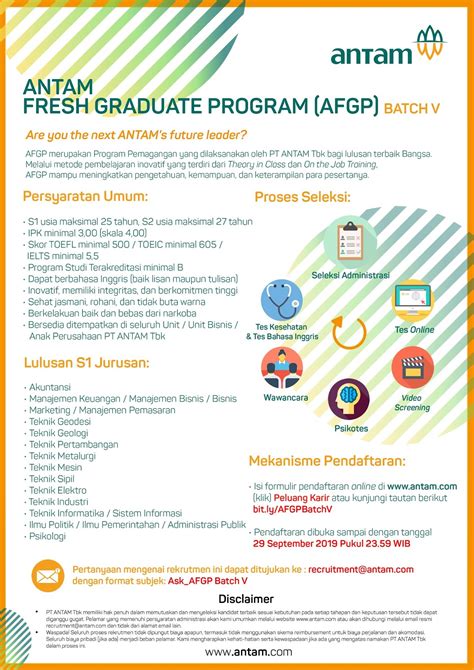 Lowongan kerja pt indofood cbp sukses makmur packaging division. Lowongan Kerja PT Aneka Tambang ANTAM September 2019