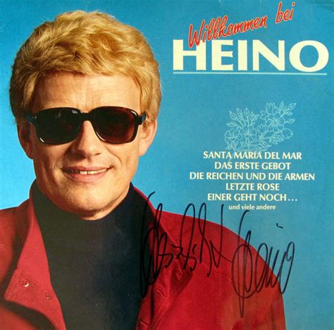 Heinz georg kramm (born 13 december 1938), known professionally as heino, is a german singer of schlager and traditional volksmusik. Heino - Willkommen Bei Heino (1990, Vinyl) | Discogs