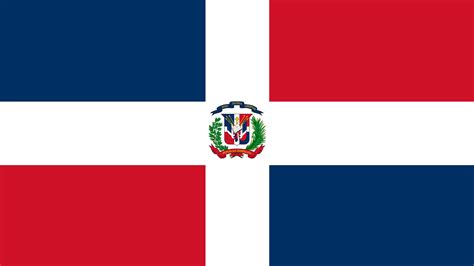 The official flag has the emblem in the middle of the cross, but the civil ensign is the national flag sans honor the dominican republic with this flag. Dominican Republic Flag Wallpapers - Wallpaper Cave