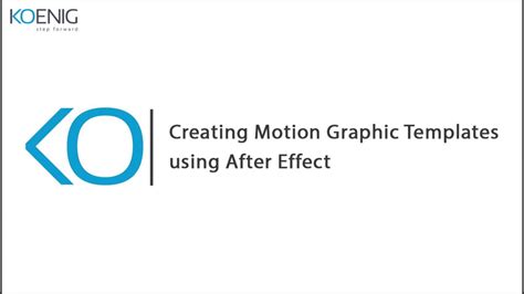 And much more on aedownload.com. Creating Motion Graphic Template using After effect - YouTube