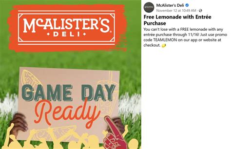 Mcalister's deli promo codes & coupons, december 2020. December, 2020 Free lemonade with your entree at ...