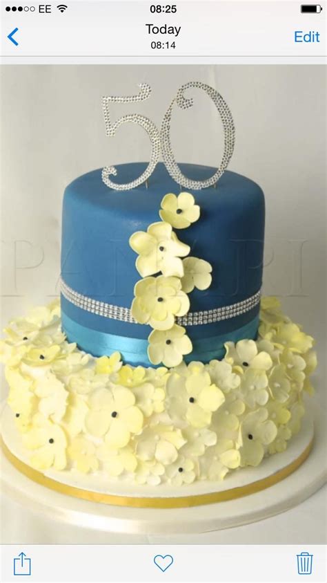 Elegant and easy cake recipes. Pin by Belinda Watkins on retirement | 50th birthday cake ...