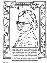 Rosa parks day is coming up on february 4th, and it can be difficult to find teaching resources for this day. ROSA PARKS Colouring Pages | Black history month crafts ...