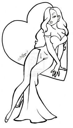 Джессика рэббит jessica rabit большая грудь. Jessica Rabbit coloring pages (With images) | Jessica ...