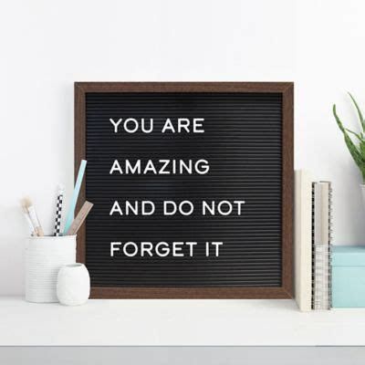 See more ideas about message board quotes, felt letter board, word board. Black & White Letter Board 189pc in 2021 | Letterboard ...