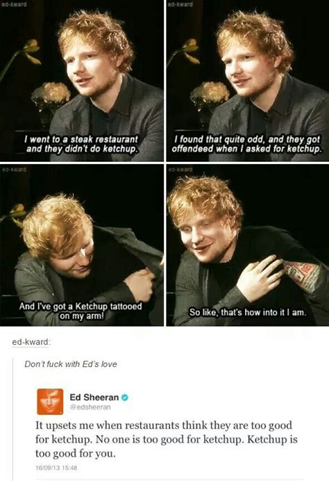 His favorite rapper is eminem and has said he would love to meet him one day. Ed Sheeran for the win | Ed sheeran, Funny tumblr posts, Tumblr funny