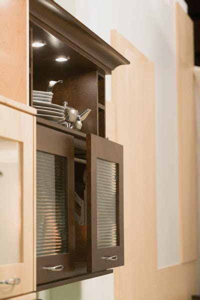 Kitchen cabinet space corner storage maximize. Medallion Cabinetry | Vertical Lift Door