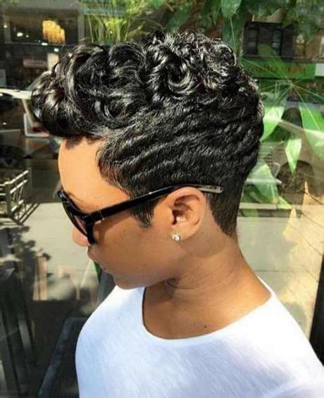 Blending modern hipster and emo fashion, eboy hair is usually styled with a curtains hairstyle. Short ebony hairstyles 2019 - Your Style