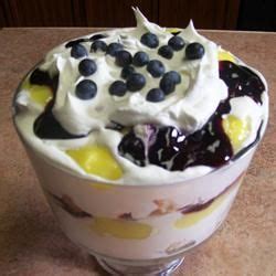 In summer refers to the season in general. Blueberry Snow | Recipe | Angel food, Food, Desserts