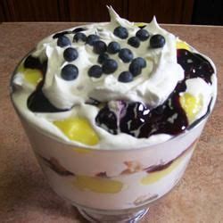 It was hannah's 21 st birthday and she and her friends went to a club. Blueberry Snow | Recipe | Angel food, Food, Desserts