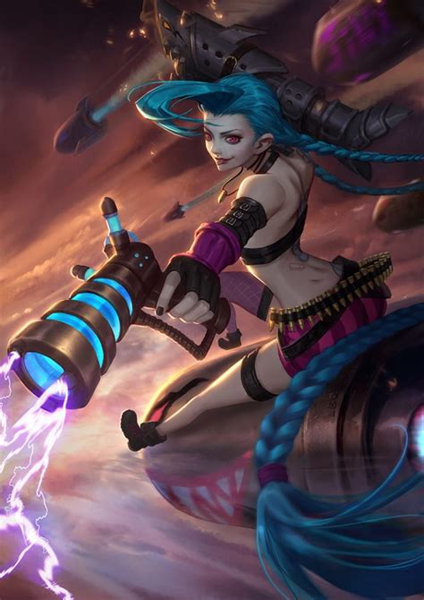 Shop and buy here online! Jinx League Of Legends Fan Art 34 League Of Legends Fan ...