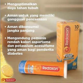 Vitamin c, folic acid, iron, vitamin b12 and b6 each help to reduce is redoxon suitable for diabetics? Redoxon Triple Action Isi 10 Tablet / Vitamin C Dan Zinc ...