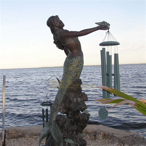 This classic mermaid statue will add that nautical coastal touch to your pool, patio, home. Famous outdoor n bronze mermaid statue seaside sculpture