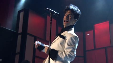 But his music is so depressing everyone hates it. Prince performs "Kiss" at the 2004 Rock & Roll Hall of ...