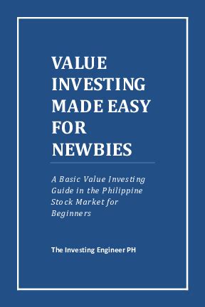 Stay on top of current data on stocks, bond and sector indices in philippines, including the latest price, daily high, low and change% for each index. (PDF) VALUE INVESTING MADE EASY FOR NEWBIES A Basic Value ...