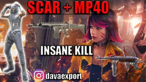 Join the squad survival free battle in hopeless land and kill all. FREE FIRE BATTLEGROUND|INSANE KILL SCAR AND MP40 - YouTube