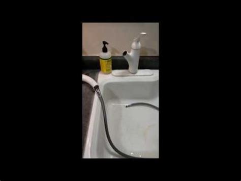 How to install a single handle kitchen faucet tos diy. Moen Kitchen Faucet Removal without tool - YouTube