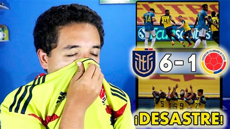 Watch our colombia vs ecuador live stream from copa america 2021, bet on football, find schedules, expected rosters and latest stats at luckbox. ECUADOR vs COLOMBIA (6-1). REACCIONES. Eliminatorias Qatar ...