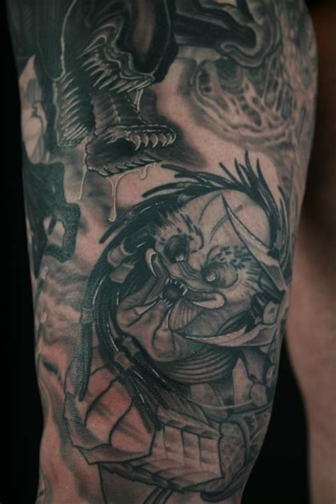 You can download and print it from your computer for free!! Alien Vs Predator Tattoo Sleeve Alien vs predator tattoo ...