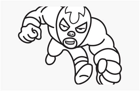 Select from 35970 printable coloring pages of cartoons, animals, nature, bible and many more. Transparent Wrestlers Clipart - Mucha Lucha Coloring Pages ...