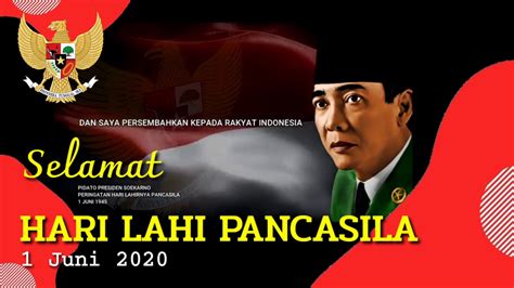 Namun, karena situasi covid19, sebagai alternatifnya kalian bisa menggunakan kartu ucapan atau memberikan poster. Hari lahir Pancasila - YouTube