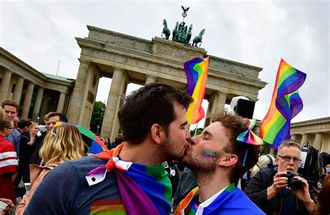 And the rest of the world. German Lawmakers Approve Same-Sex Marriage in Landmark ...