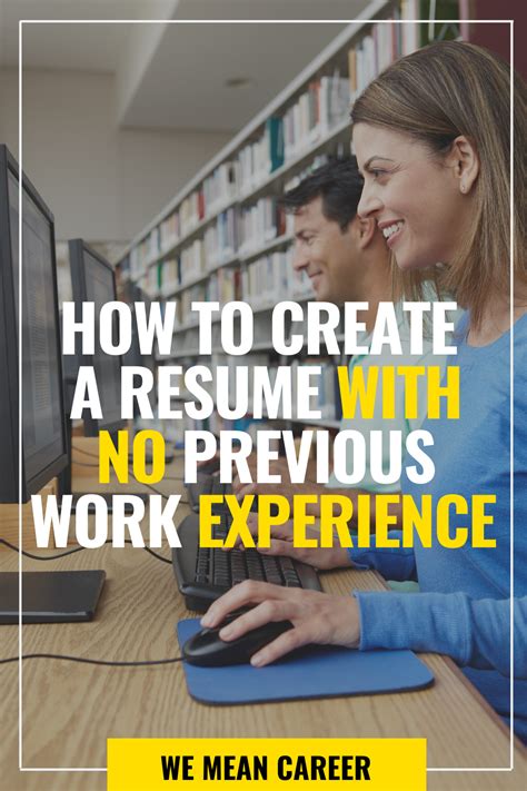 How to describe your experience on a resume for a social worker to get any job you want. How to Create a Resume With no Previous Work Experience or ...