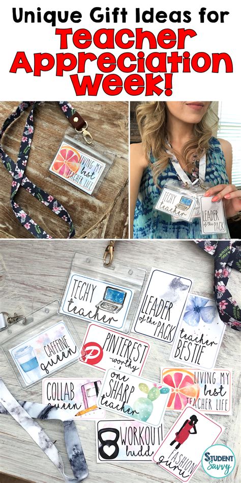 14 teacher appreciation week gifts that show you care. Unique Teacher Appreciation Week Gift Ideas - Lanyard Swag ...