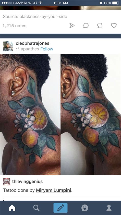 When searching for tattoo inspiration it becomes clear that there is a definitive lack of representation when it comes to tattoos on black or brown skin. Pin by BlackGirlOm on Goals | Color tattoo, Tattoo artists ...