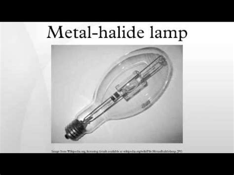 A cmh lamp has a different emitter than a normal metal. Metal-halide lamp - YouTube