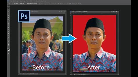 Ia pun memiliki hubungan pertemanan yang sangat akrab dengan presi. Cara Merubah Background Pas Foto Pada Photoshop - YouTube